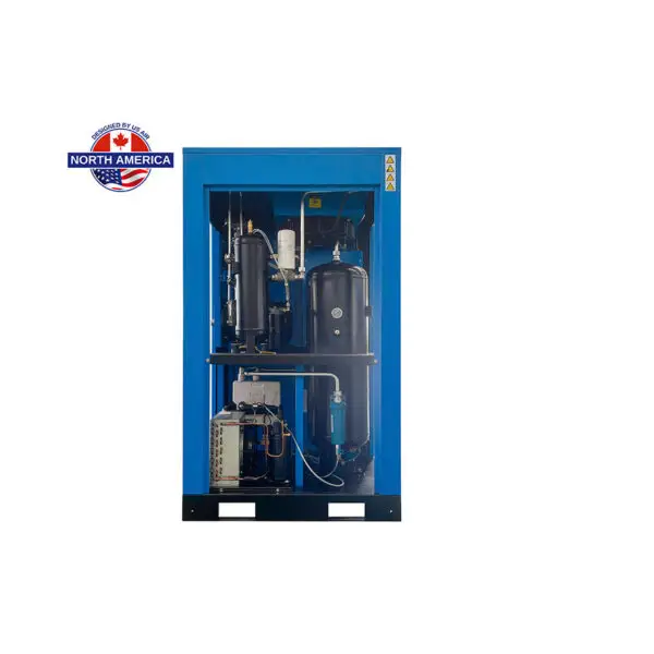 10 HP US AIR CENTER -VSD- Rotary Screw Compressor With Built in Dryer And Tank  | 1-3 Phase | 208-600 Volts | 43 CFM - Image 3