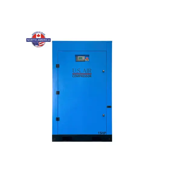 15 HP US AIR CENTER -VSD- Rotary Screw Compressor With Built in Dryer And Tank | 1-3 Phase | 208-600 Volts | 63 CFM - Image 5