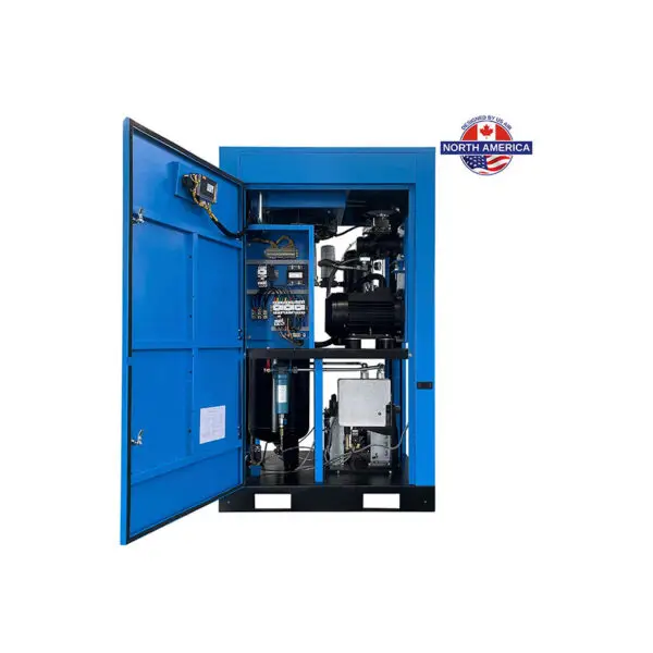 15 HP US AIR CENTER Rotary Screw Compressor With Built in Dryer And Tank | 3 Phase | 208-600 Volts | 63 CFM - Image 4