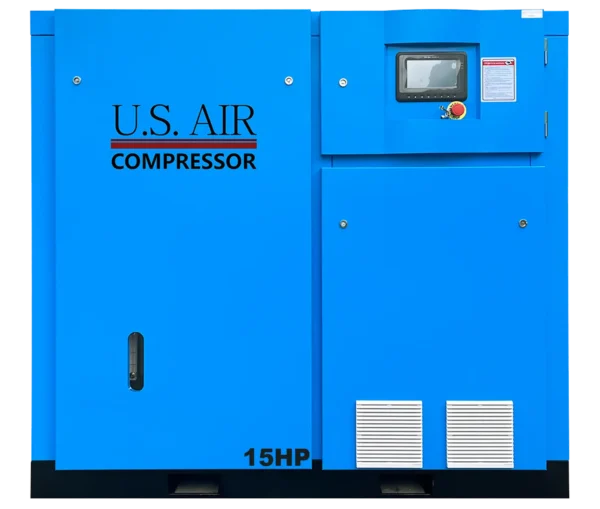 15 HP Fixed Speed Rotary Screw Air Compressor | 3 Phase | 208-600 Volts | 63 CFM