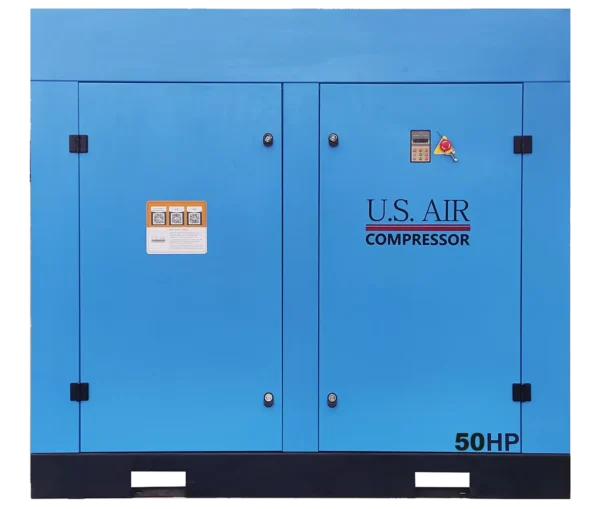 50 HP Two Stage VSD Rotary Screw Air Compressor | 3 Phase | 460-600 Volts | 257 CFM