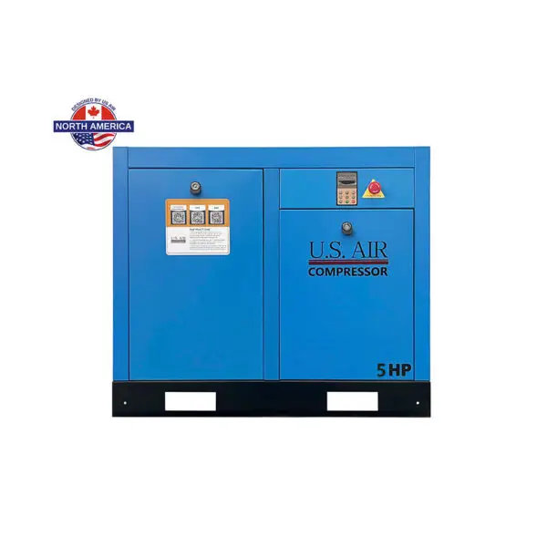 5 HP Variable Speed Drive Rotary Screw Air Compressor  | 1-3 Phase | 208-480 Volts | 19 CFM