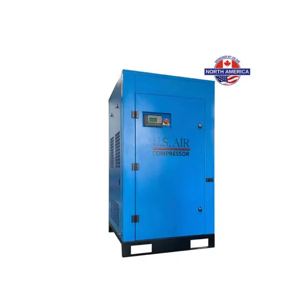 7 HP US AIR CENTER Rotary Screw Compressor With Built in Dryer And Tank  | 3 Phase | 208-230 Volts | 29 CFM - Image 3