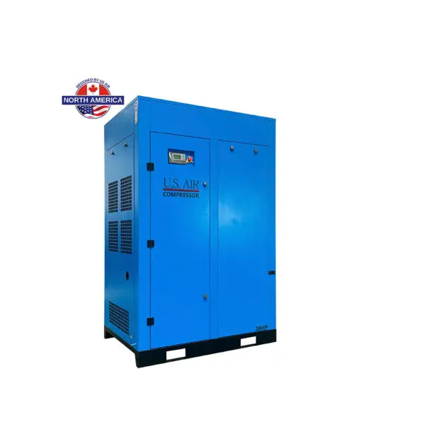 30 HP US AIR CENTER Rotary Screw Compressor With Built in Dryer And Tank | 3 Phase | 208-600 Volts | 129 CFM - Image 6