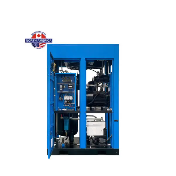 25 HP US AIR CENTER -VSD- Rotary Screw Compressor With Built in Dryer And Tank | 1-3 Phase | 208-600 Volts | 111 CFM - Image 5