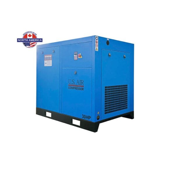 30 HP Variable Speed Drive Rotary Screw Air Compressor | 1-3 Phase | 208-600 Volts | 135 CFM - Image 2