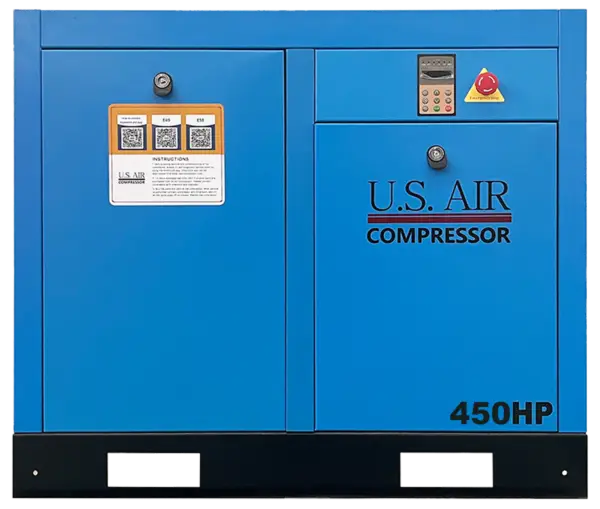 450 HP Two Stage VSD Rotary Screw Air Compressor | 3 Phase | 460-600 Volts | 2330 CFM