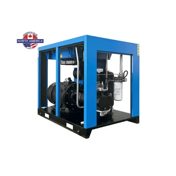 50 HP Variable Speed Drive Rotary Screw Air Compressor | 1-3 Phase | 208-600 Volts | 240 CFM - Image 4