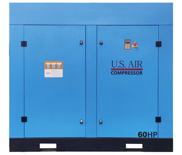 60 HP Two Stage VSD Rotary Screw Air Compressor | 3 Phase | 460-600 Volts | 299 CFM