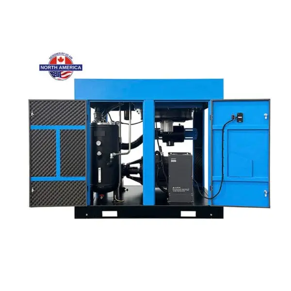 60 HP Variable Speed Drive Rotary Screw Air Compressor | 3 Phase | 208-600 Volts | 260 CFM - Image 6