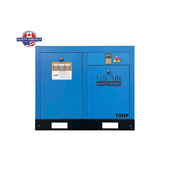 10 HP Variable Speed Drive Rotary Screw Air Compressor | 1-3 Phase | 208-600 Volts | 42 CFM