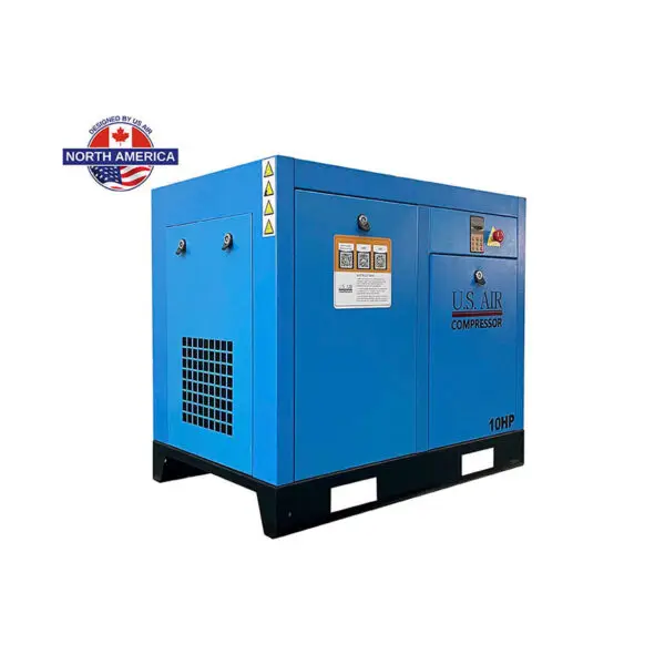 10 HP Variable Speed Drive Rotary Screw Air Compressor | 1-3 Phase | 208-600 Volts | 42 CFM - Image 2