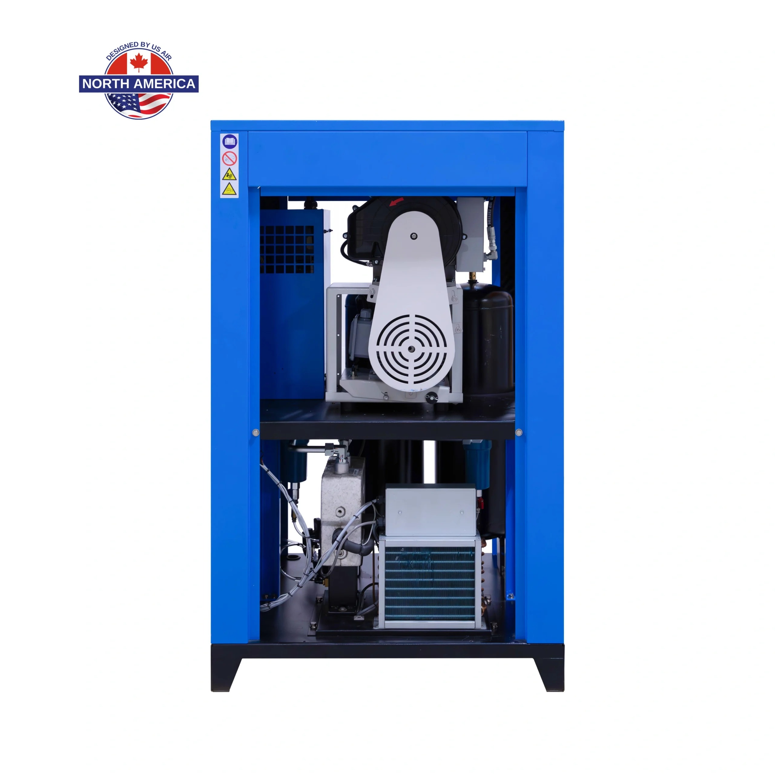 10 HP OIL FREE SCROLL AIR CENTER Rotary Screw -VSD- Compressor With Built in Dryer And Tank | 1-3 Phase | 208-600 Volts | 29.3 CFM - Image 5