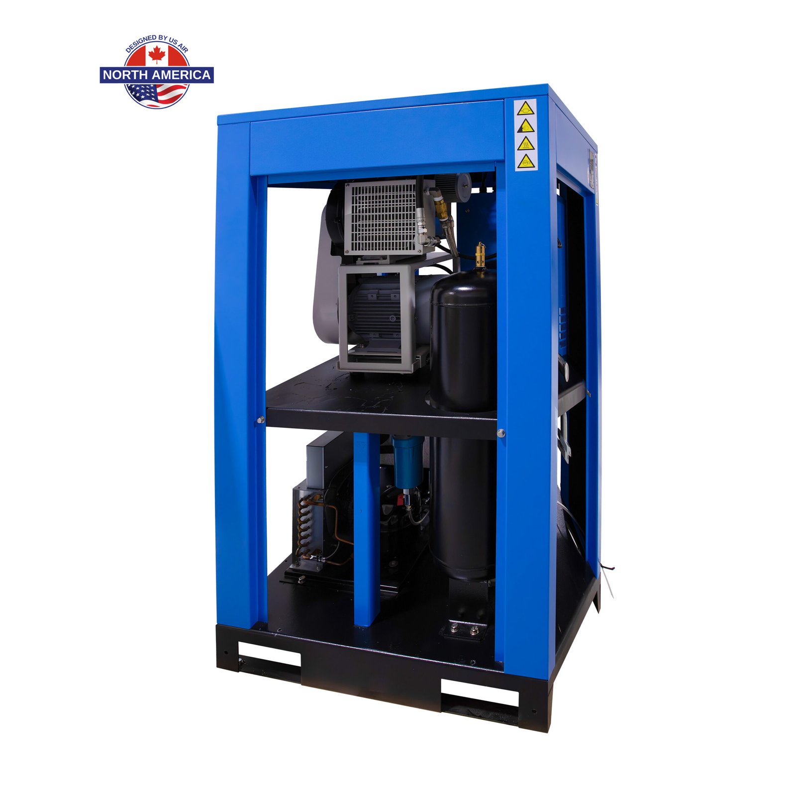 10 HP OIL FREE SCROLL AIR CENTER Rotary Screw -VSD- Compressor With Built in Dryer And Tank | 1-3 Phase | 208-600 Volts | 29.3 CFM - Image 6